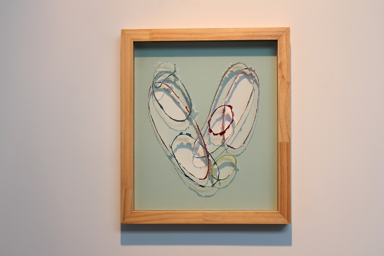 김수,Glass series2_A Heart,glass,40x45cm,2015